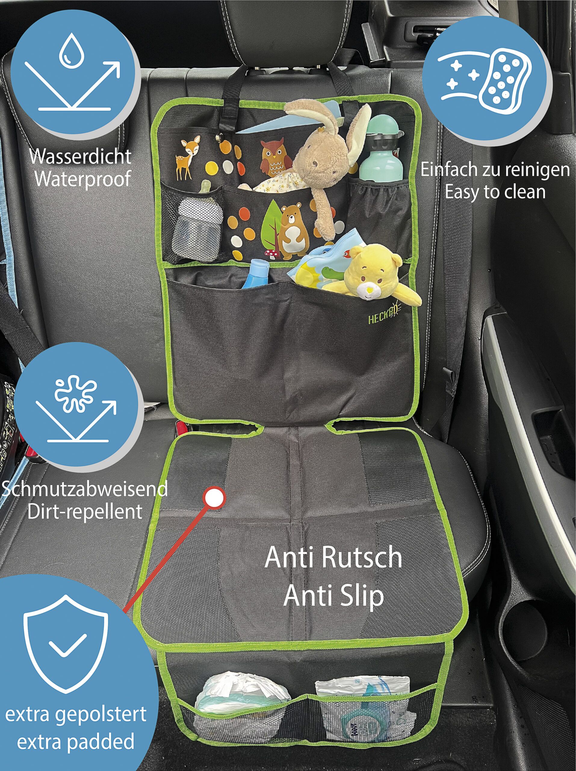 AresKo Autositzauflage, Kindersitzunterlage mit Schaumstoff